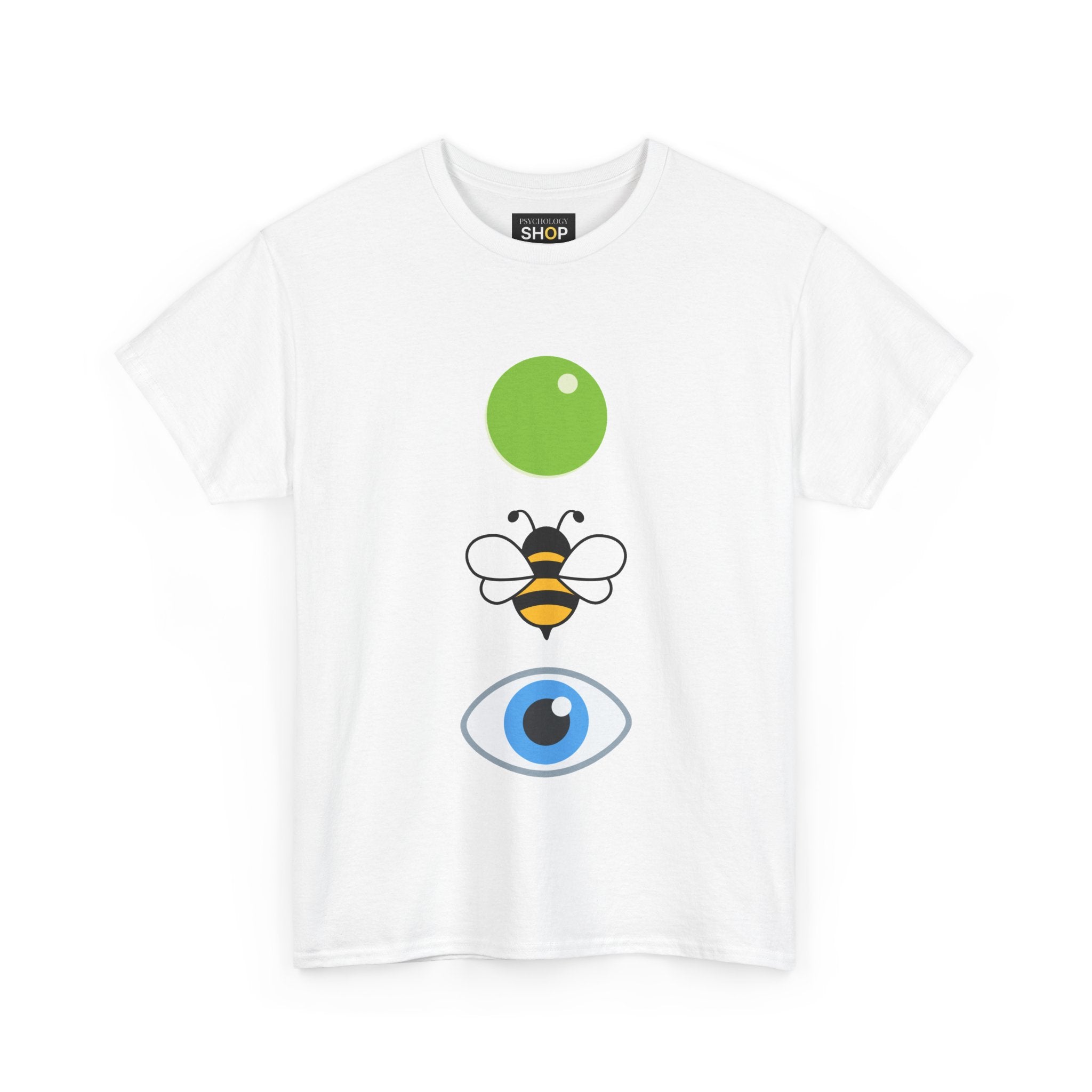 Pea Bee Eye (PBI) Graphic T-Shirt — Cute Minimalist Pea Bee Eye Tee