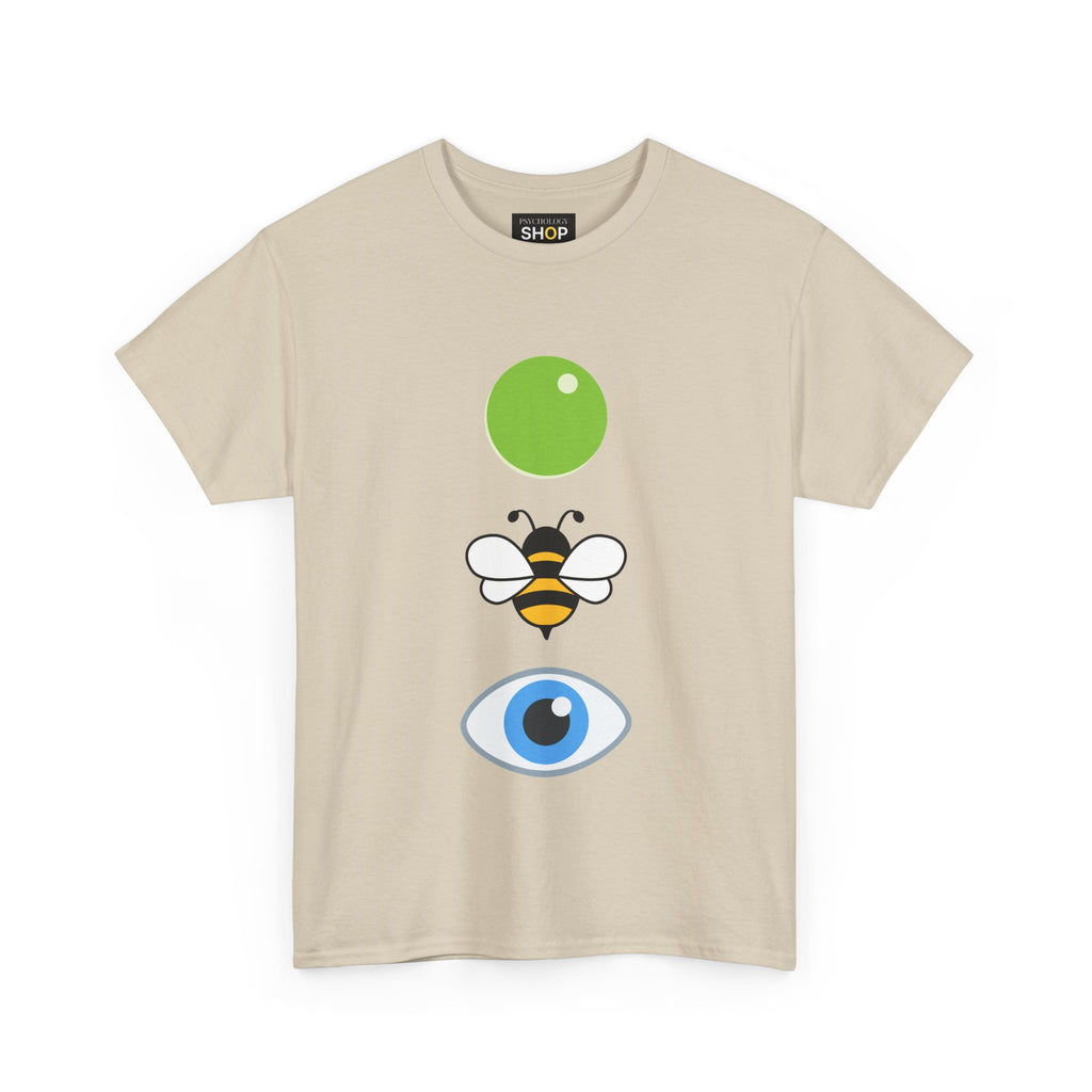 Pea Bee Eye (PBI) Graphic T-Shirt — Cute Minimalist Pea Bee Eye Tee