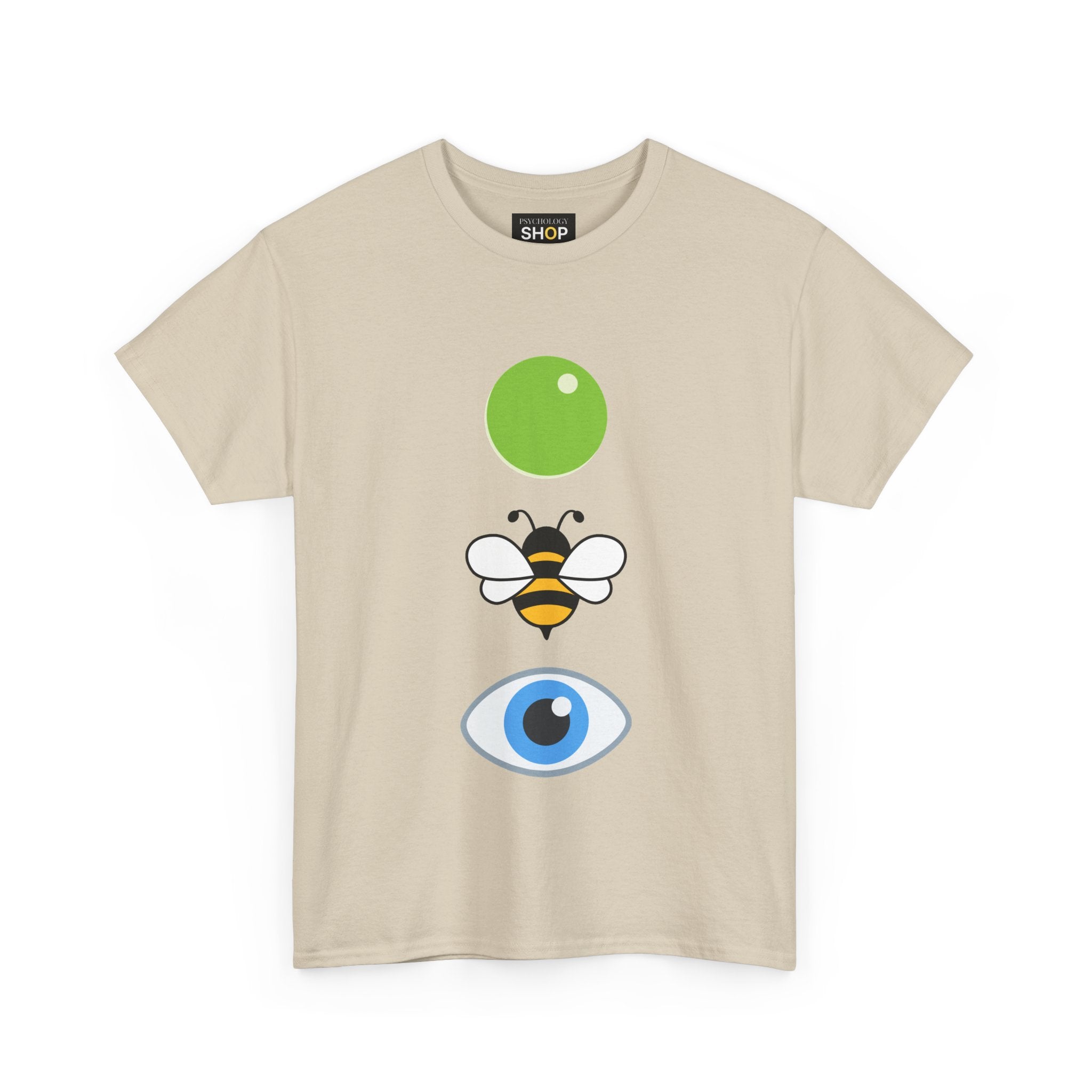 Pea Bee Eye (PBI) Graphic T-Shirt — Cute Minimalist Pea Bee Eye Tee