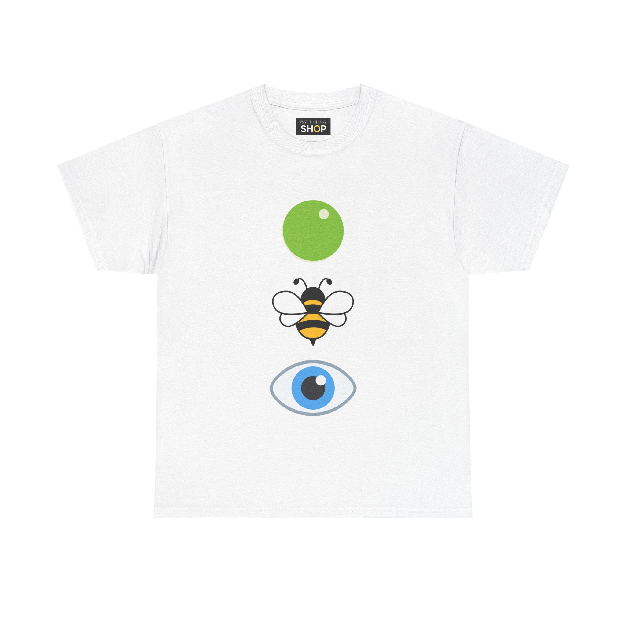 Pea Bee Eye (PBI) Graphic T-Shirt — Cute Minimalist Pea Bee Eye Tee