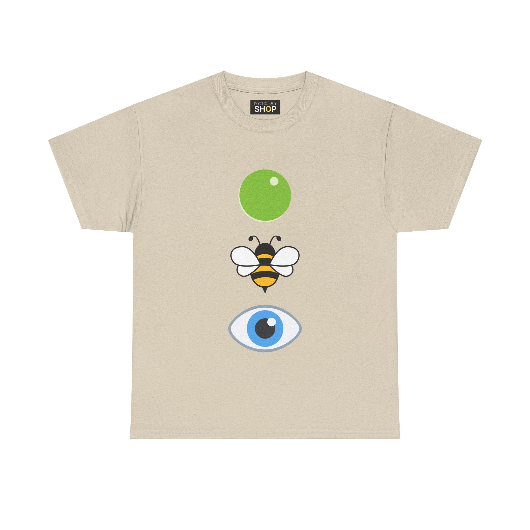 Pea Bee Eye (PBI) Graphic T-Shirt — Cute Minimalist Pea Bee Eye Tee