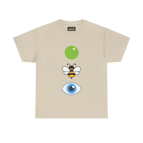 Pea Bee Eye (PBI) Graphic T-Shirt — Cute Minimalist Pea Bee Eye Tee